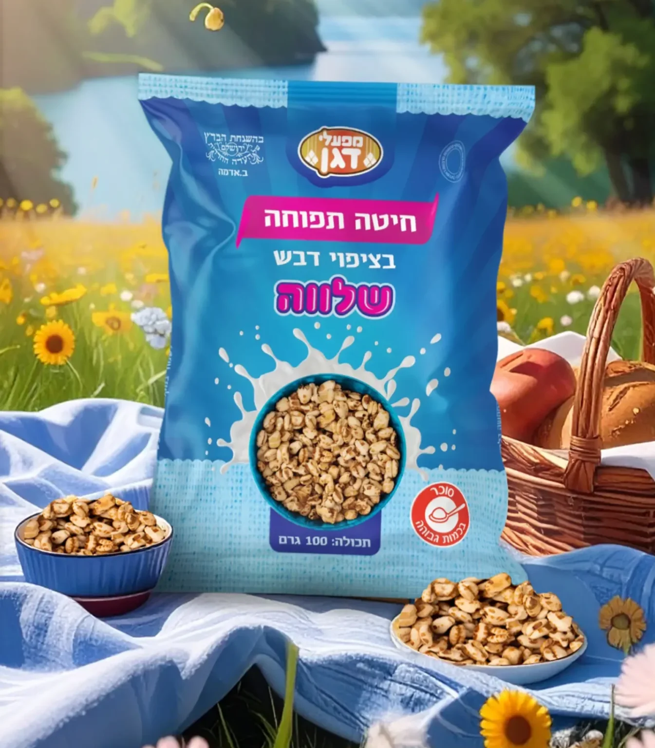 מיתוג עיצוב אריזות מזון גמישות מפעלי דגן סטודיו פורטה