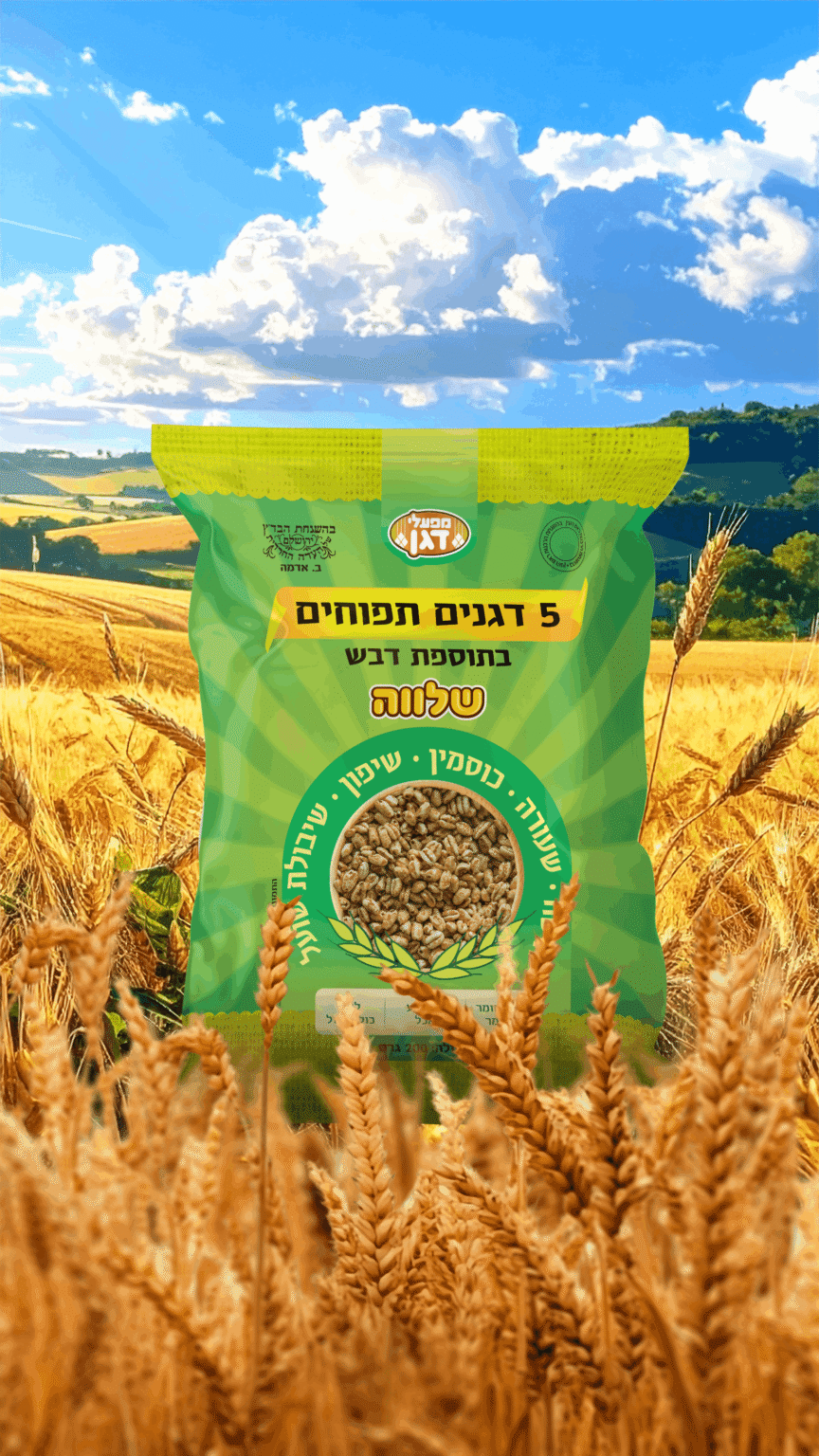שלווה 5 דגנים מפעלי דגן מיתוג מחדש סטודיו פורטה