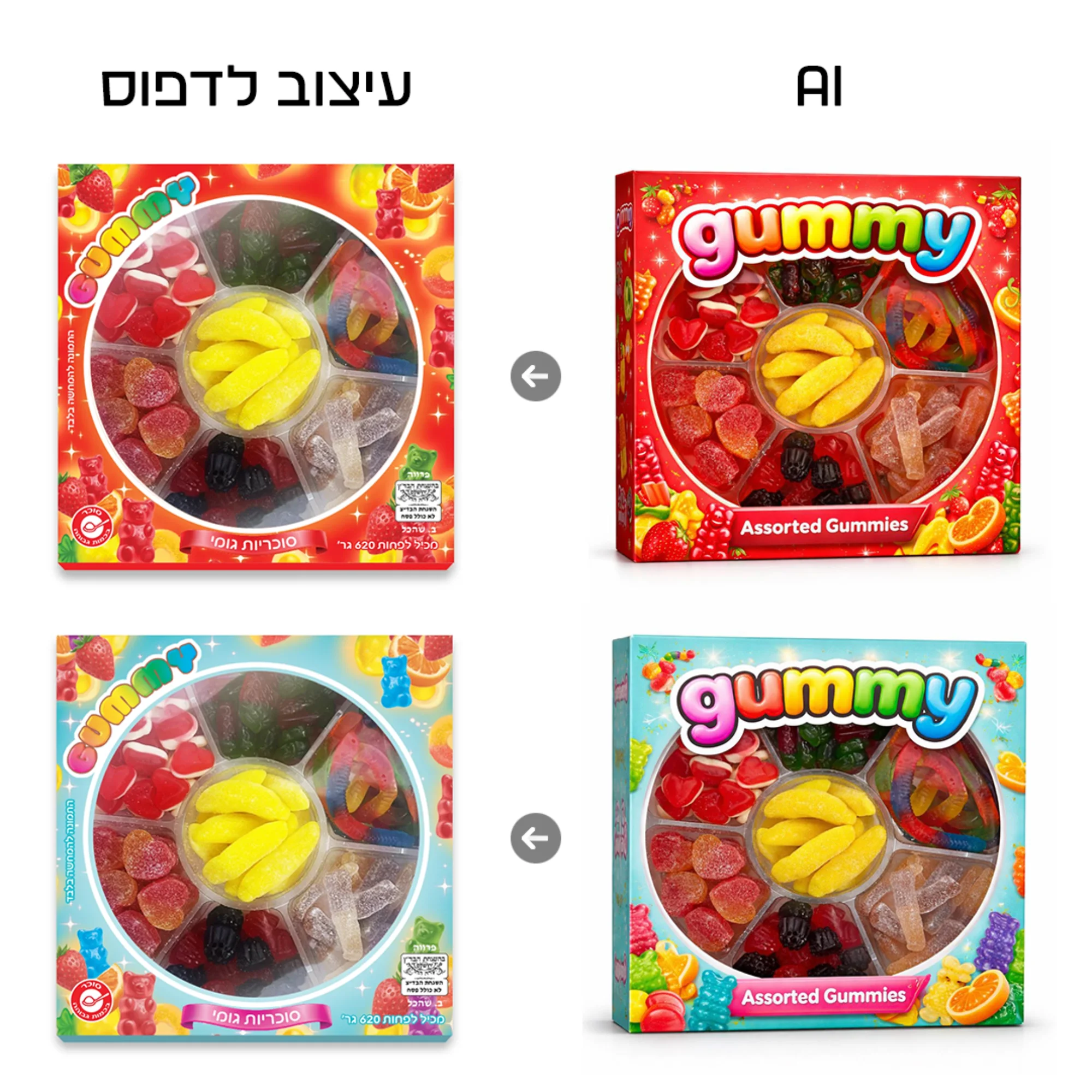 עיצוב אריזות למוצרי מזון סטודיו פורטה