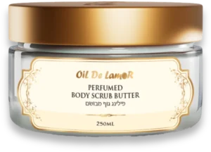 עיצוב תווית פילינג oil de lamour
