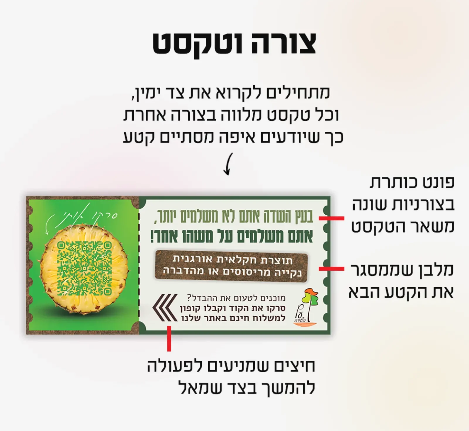היררכיה ויזואלית תיאוריה בעיצוב סטודיו פורטה
